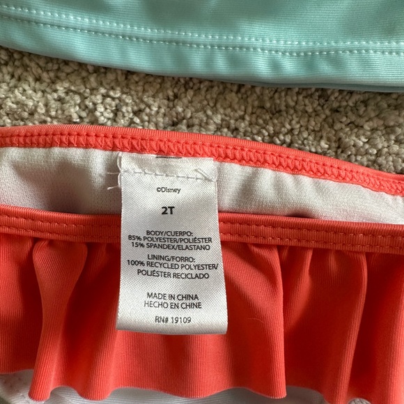 Disney Ariel swimsuit 2T - Picture 3 of 3